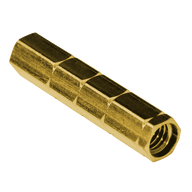 Hexagonal piston right gold