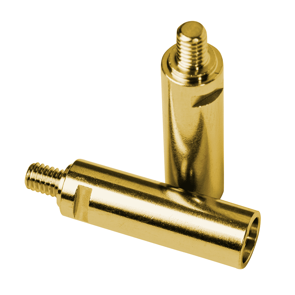 Elongation bar 1in/2,5cm set of 2 gold